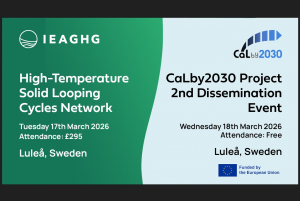 IEAGHG 10th HTSLCN Meeting & CaLby2030 Project 2nd Dissemination Event